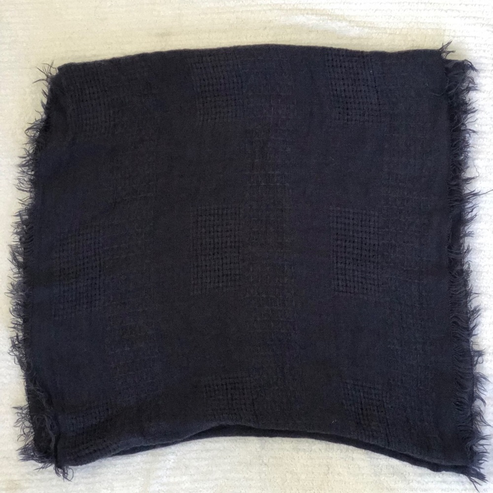 Navy Infinity Scarf - Picture 3 of 4